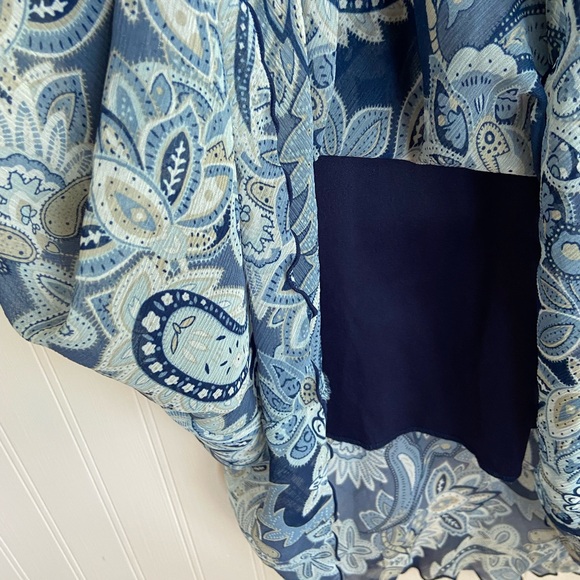 Vintage Y2K Floral Paisley Midi Dress Fairy Romantic Boho 90s - Picture 5 of 8